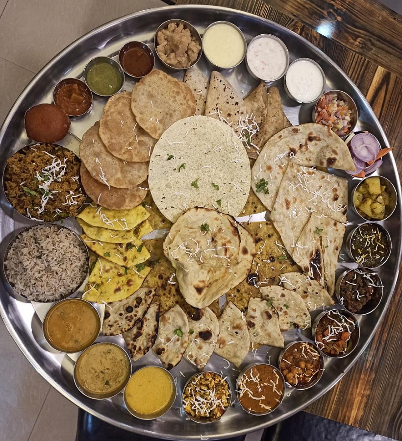 The Brunch House’s iconic Bahubali Thali, the biggest pure veg thali in Central India